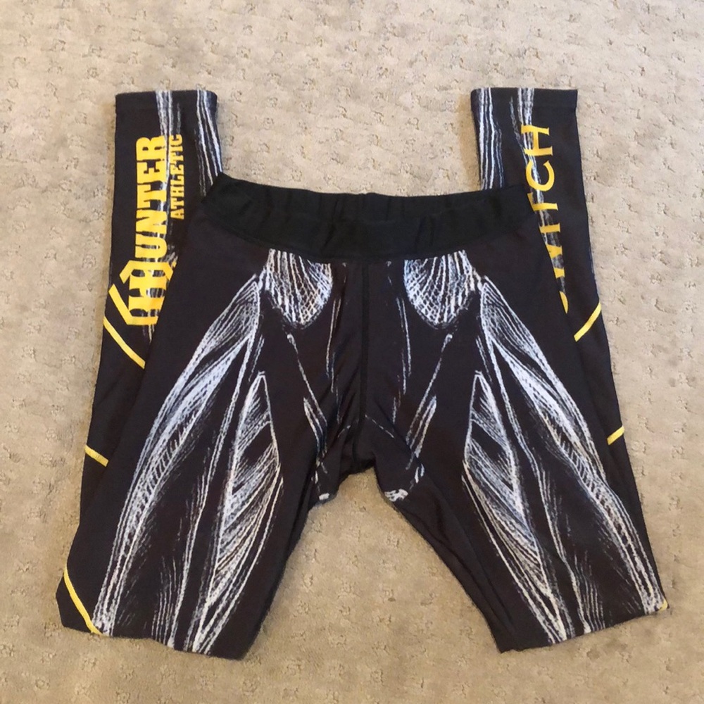 New Switch Playground Hunter MMA x-ray skeleton muscle print athletic leggings
